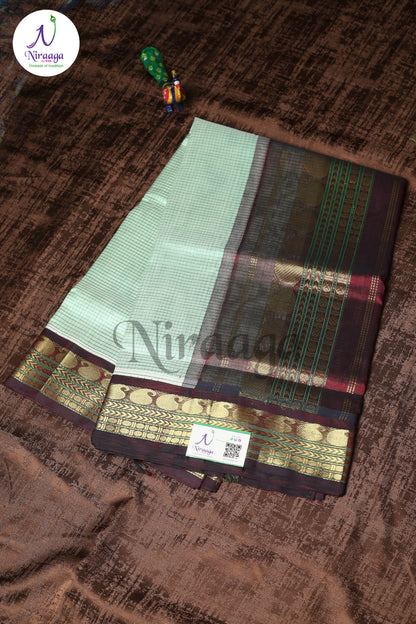 Checked Silk cotton