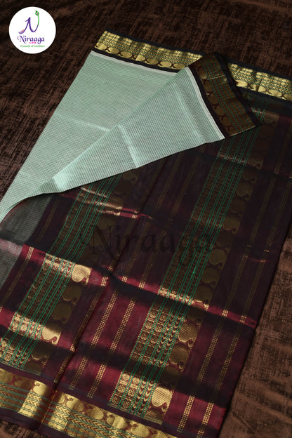 Checked Silk cotton